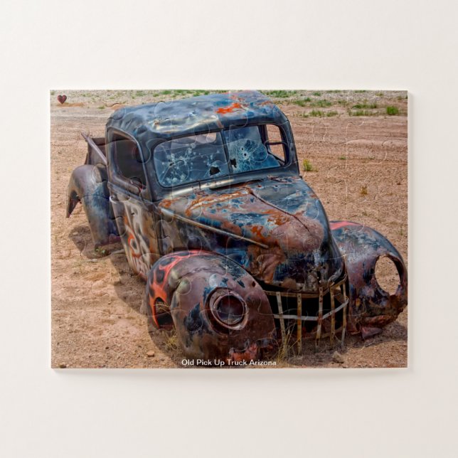 Puzzle Camioneta vieja pickup Arizona (Horizontal)