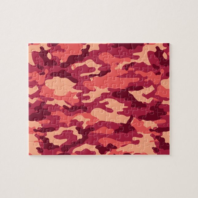 PUZZLE CAMO MARTIANO DESERTO / PATRÓN DE DAZZLE CAMOUFLAG (Horizontal)