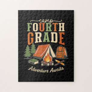 Puzzle Camp aventura de cuarto grado espera 4to grado