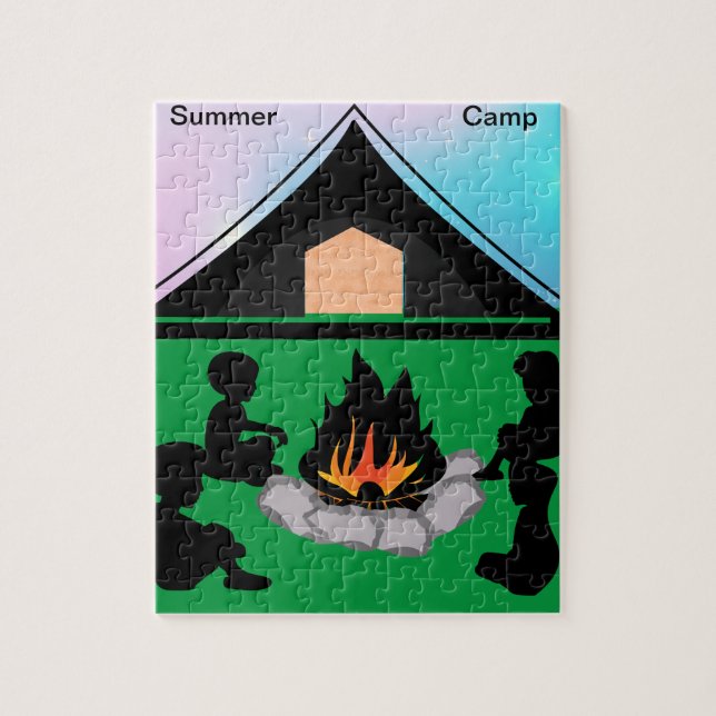 Puzzle campamento de verano (Vertical)
