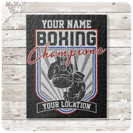Puzzle Campeones de Boxeo Personalizados Boxer Fitness Gi