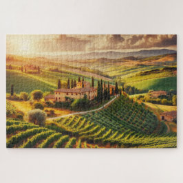 Puzzle Campiña toscana - Impresionante paisaje panorámico