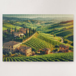 Puzzle Campiña toscana - Impresionante paisaje panorámico