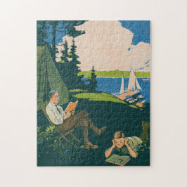 Puzzle Camping Arte Vintage Guay Fotos históricas Viajes