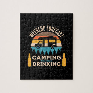 Puzzle Camping De Cervezas Con Cumpleaños De Cerveza