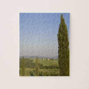 Puzzle Campo cerca de Pienza. Val d'Orcia, Siena