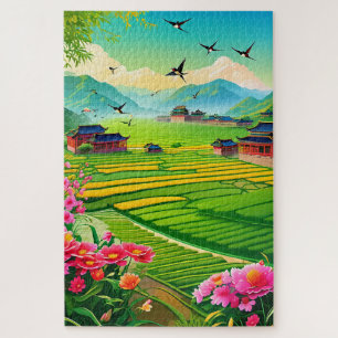 Puzzle campo chino