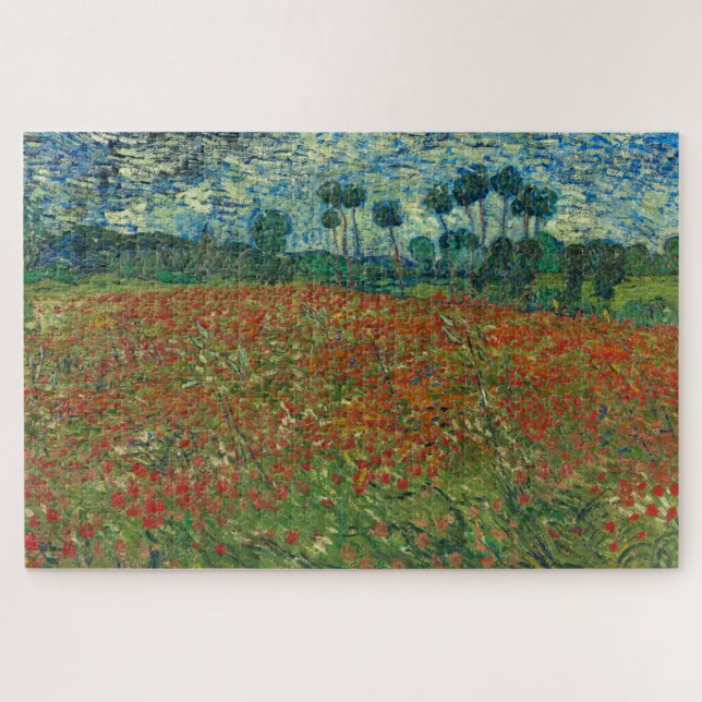 Puzzle Campo de amapola de Vincent van Gogh Bella Artes (Horizontal)