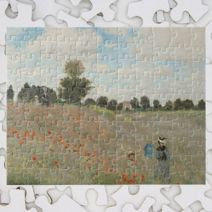 Puzzle Campo de amapolas cerca de Argenteuil por Claude M