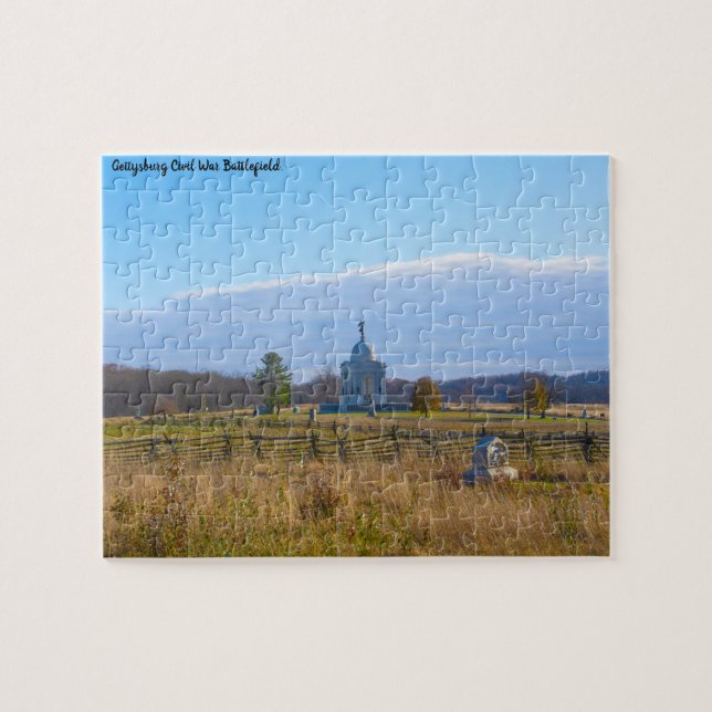 Puzzle Campo de batalla de Gettysburg. (Horizontal)