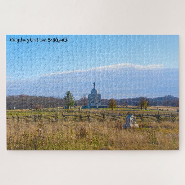 Puzzle Campo de batalla de Gettysburg. (Horizontal)