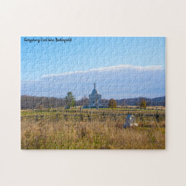 Puzzle Campo de batalla de Gettysburg. (Horizontal)