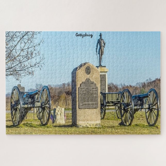 Puzzle Campo de batalla de Gettysburg. (Horizontal)