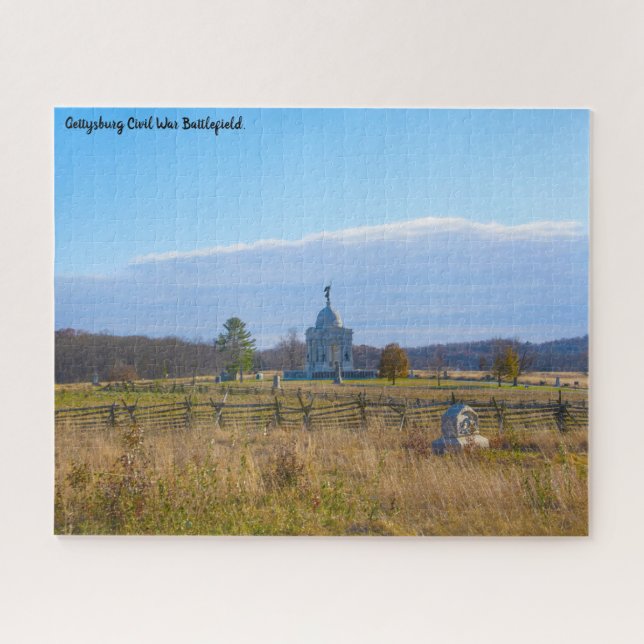 Puzzle Campo de batalla de Gettysburg. (Horizontal)