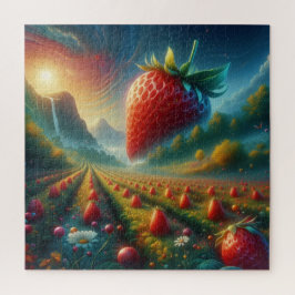 Puzzle Campo de fresa de sueños