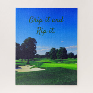 Puzzle Campo de golf agarrarlo y arrancarlo