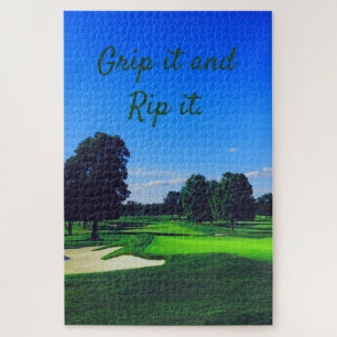 Puzzle Campo de golf agarrarlo y arrancarlo