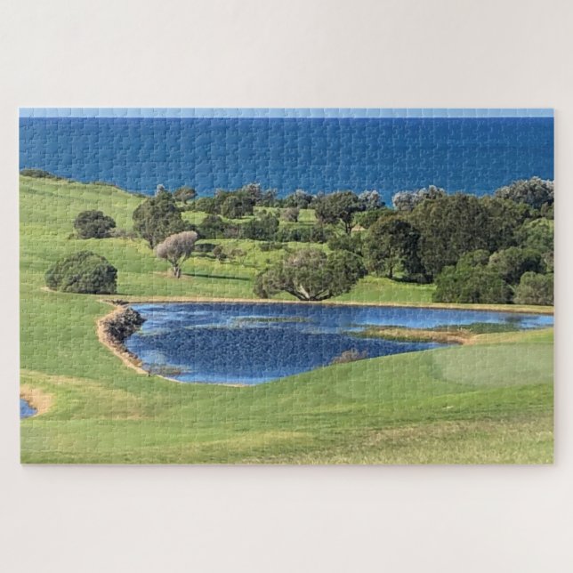 Puzzle campo de golf costero (Horizontal)