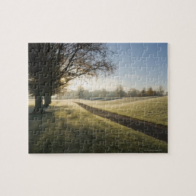 Puzzle Campo de golf Frost-Cubierto (Horizontal)