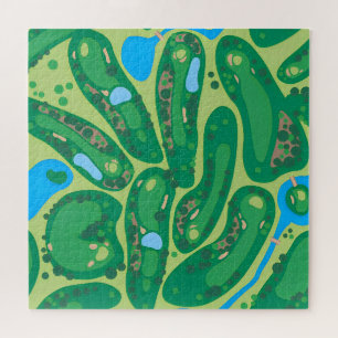 Puzzle campo de golf par green scape absrant