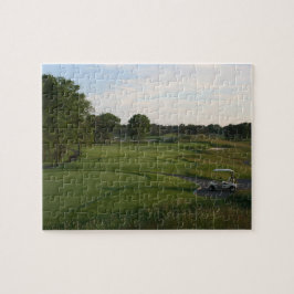 Puzzle Campo de golf Paradise y carrito de golf