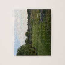 Campo de golf Paradise y carrito de golf