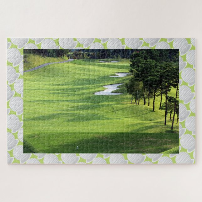 Puzzle Campo de golf y bola (Horizontal)