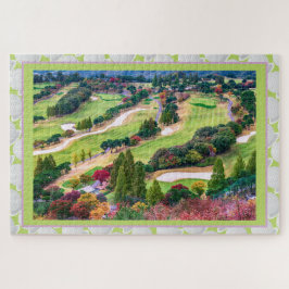 Puzzle Campo de golf y bolas de otoño