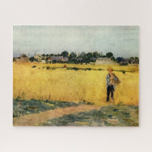 Puzzle Campo de grano (por Berthe Morisot)
