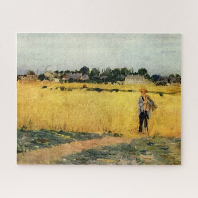 Puzzle Campo de grano (por Berthe Morisot) (Horizontal)