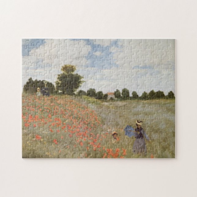 Puzzle Campo de los Coppies Claude Monet (Horizontal)