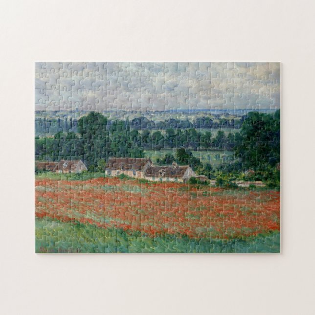 Puzzle Campo de Poppies Giverny Monet Bella Artes (Horizontal)