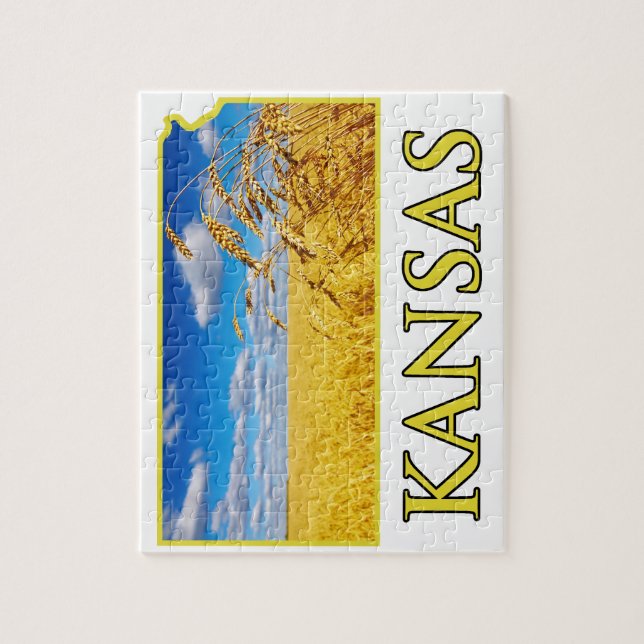 Puzzle Campo de trigo de Kansas (Vertical)