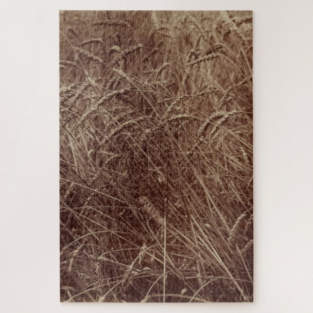 Puzzle Campo de trigo (por Eugène Atget) (Vertical)