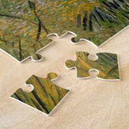Puzzle Campo de Trigo Verde con Cypress de Van Gogh.