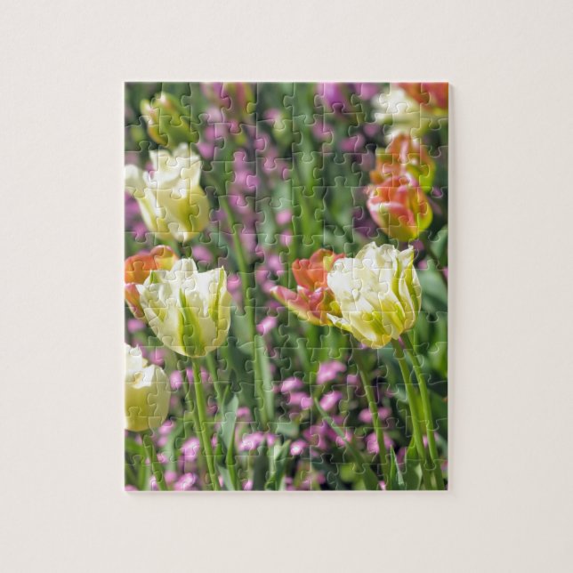 Puzzle Campo de tulipanes (Vertical)