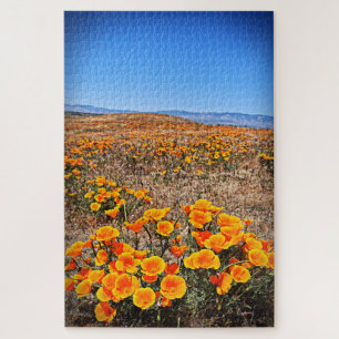Puzzle Campos de amapola de California - Flor - 20x30 - 1