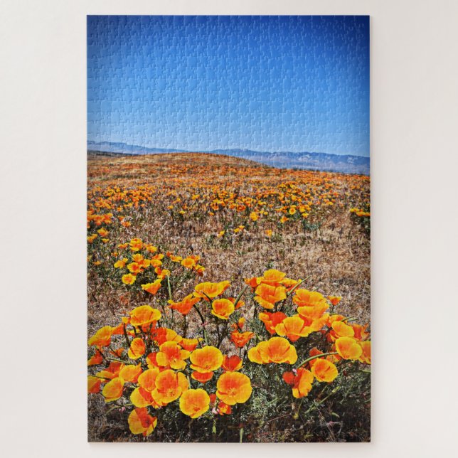 Puzzle Campos de amapola de California - Flor - 20x30 - 1 (Vertical)