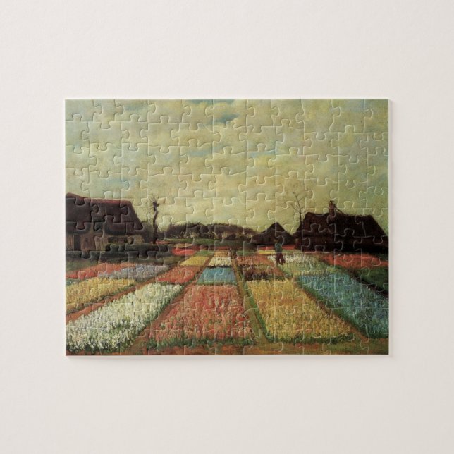 Puzzle Campos de bulbos por Vincent van Gogh (Horizontal)