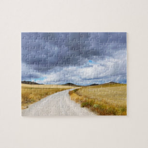 Puzzle Campos de trigo cosechado