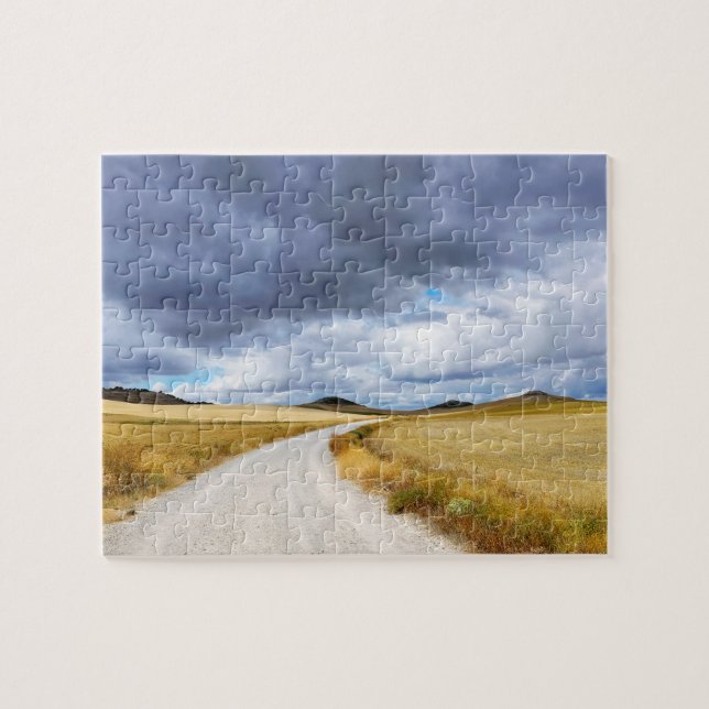Puzzle Campos de trigo cosechado (Horizontal)
