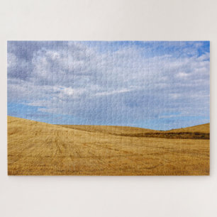 Puzzle Campos de trigo cosechado