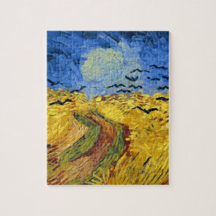 Puzzle Campos de trigo de Van Gogh pintura impresionista