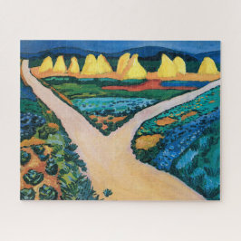 Puzzle Campos de Verduras | Auguste Macke |