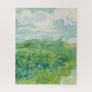 Puzzle Campos verdes de trigo Vincent Van Gogh arte