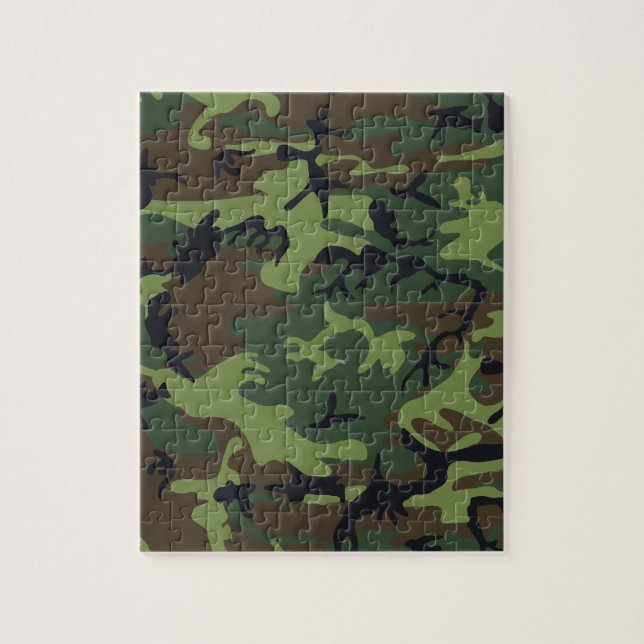 Puzzle Camuflaje de ejército (Vertical)