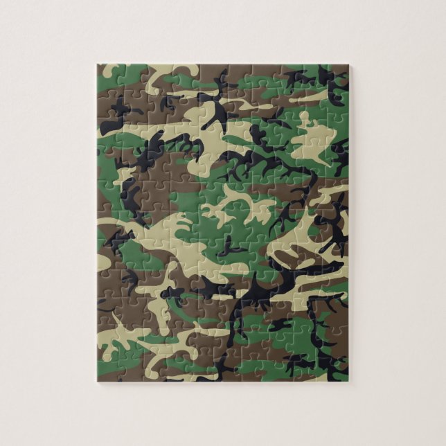 Puzzle Camuflaje militar (Vertical)