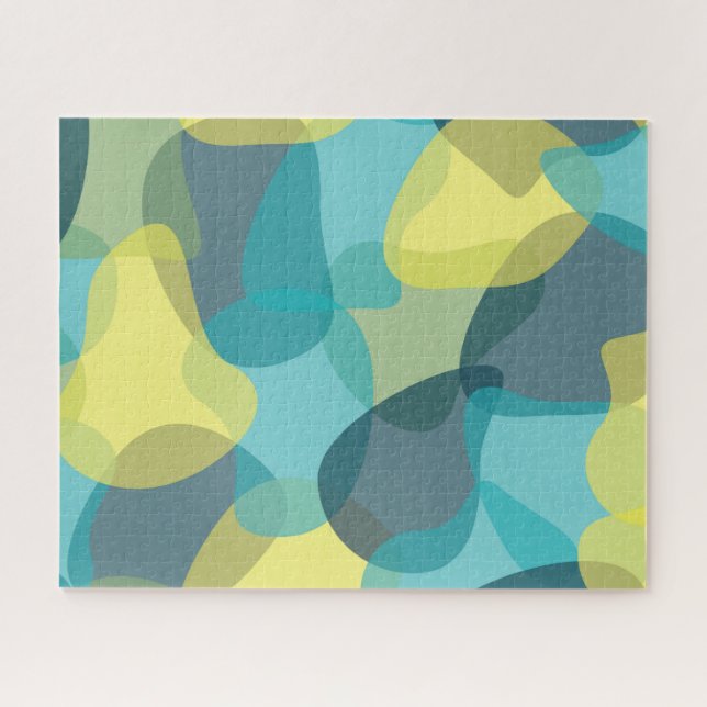 Puzzle Camuflaje, moderno, genial, de moda, geométrico ur (Horizontal)