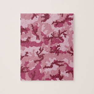 Puzzle Camuflaje rosa