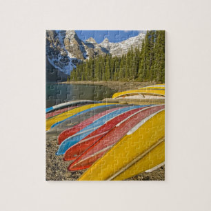 Puzzle Canadá, Alberta, Parque Nacional Banff, Moraine